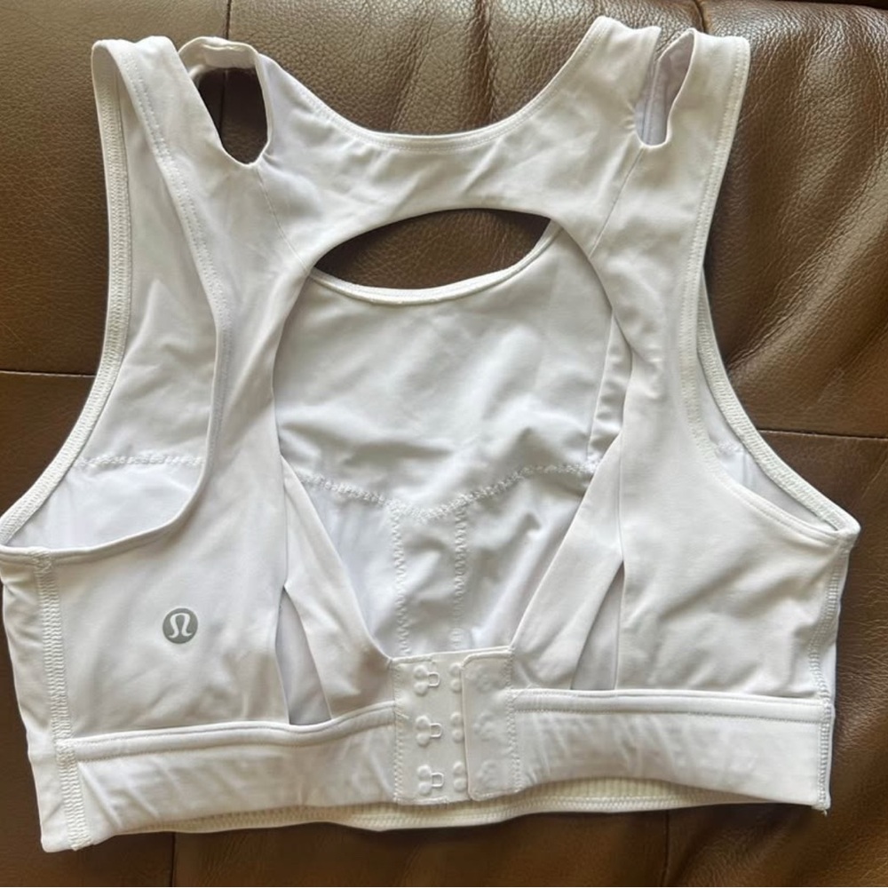 Lululemon Athletica White Sports Bra